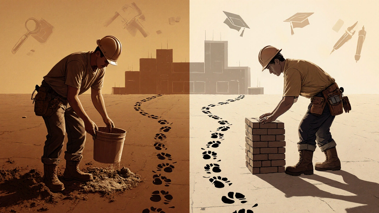 Подорож підсобника: від допоміжної роботи до майстра-будівельника.