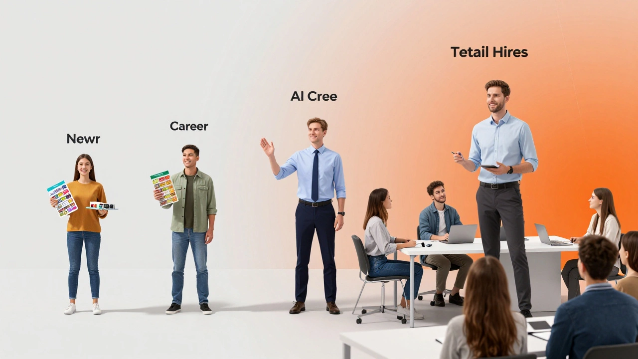 Шлях росту продавця-консультанта: від новачка до тренера в Києві.