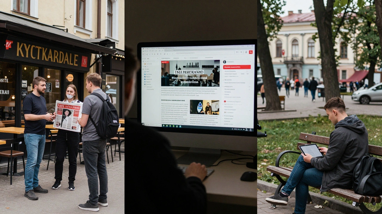 Журналісти працюють у трьох середовищах: інтерв'ю, аналітика та фріланс у Києві.