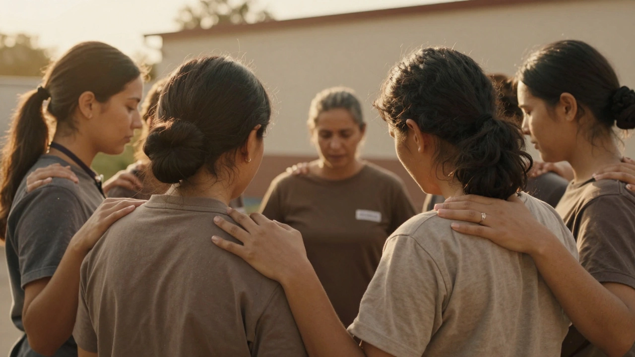 Працівники приюту підтримують один одного